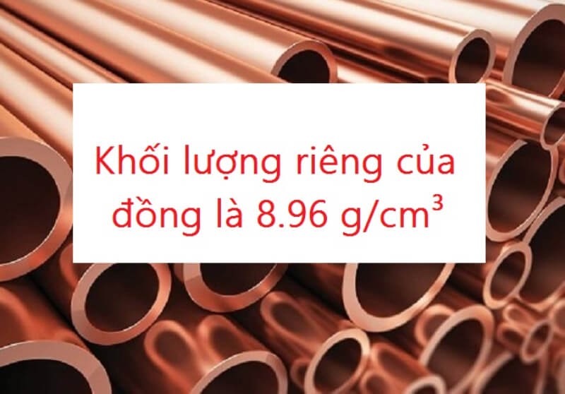  Những điều cần biết về khối lượng riêng của đồng